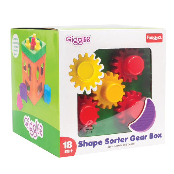 Shape Sorter Gear Box (orange)