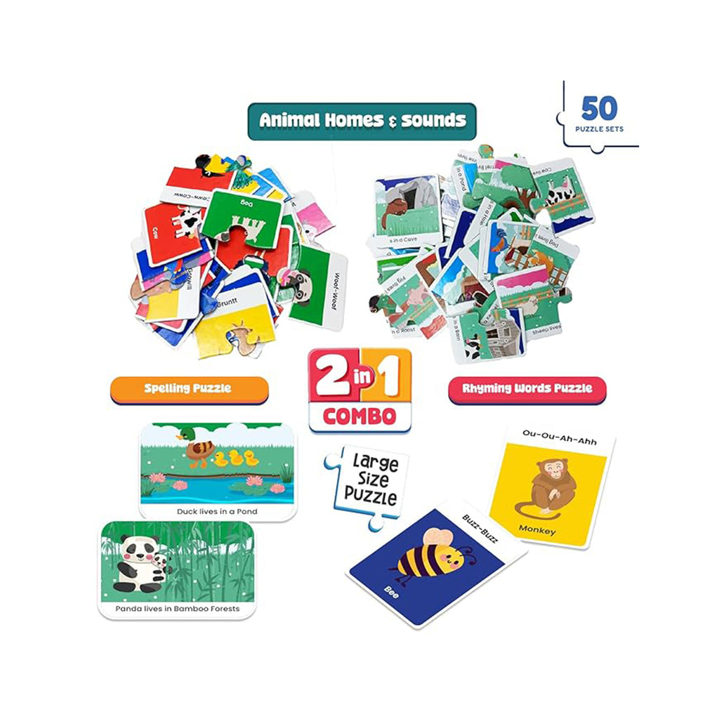 2 In 1 Combo Animal Homes & Sounds