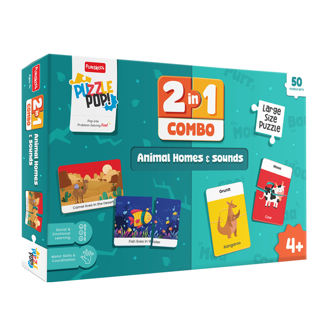 2 In 1 Combo Animal Homes & Sounds